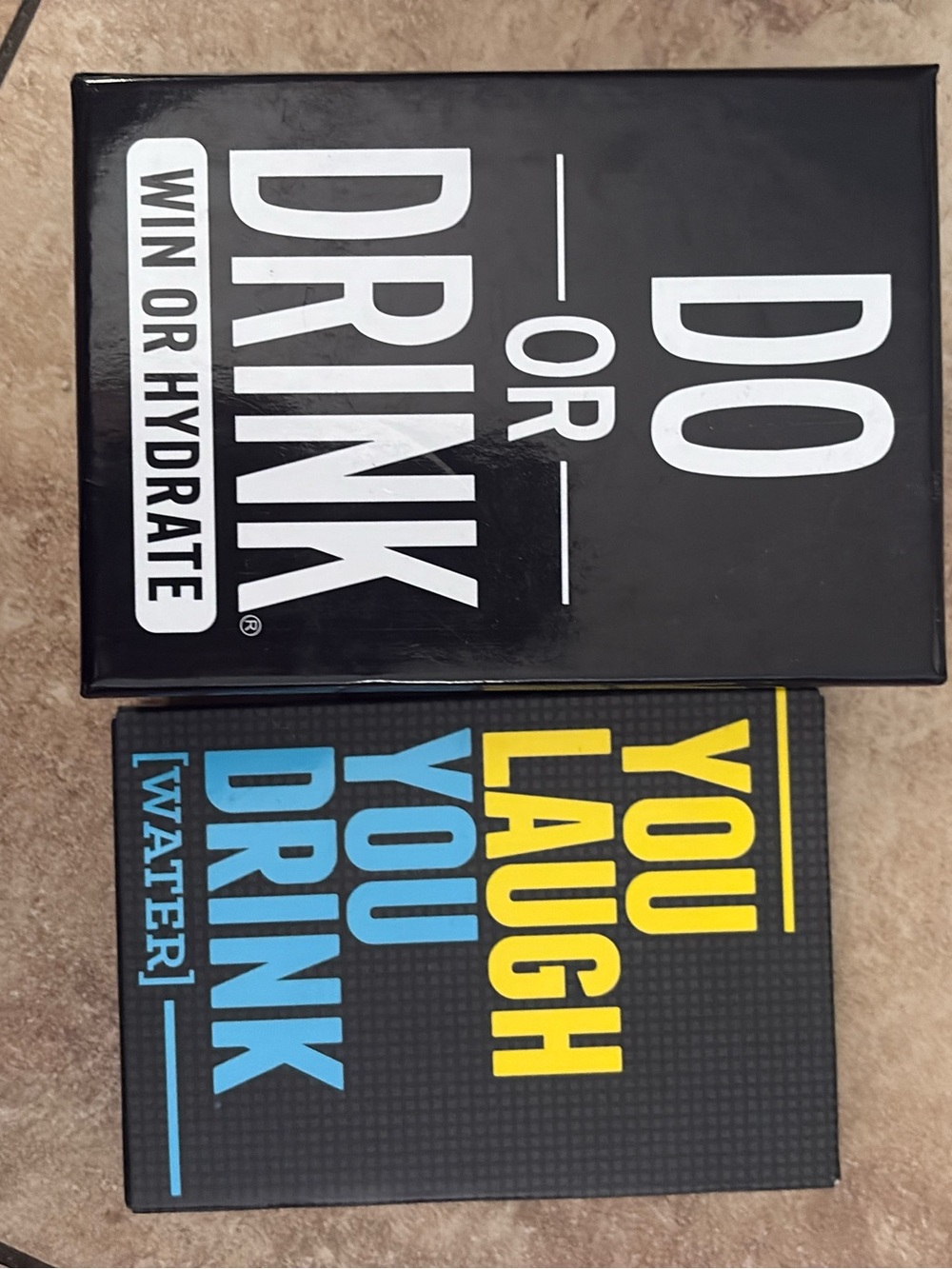 Do or Drink & You Laugh You Drink Game Set - Black